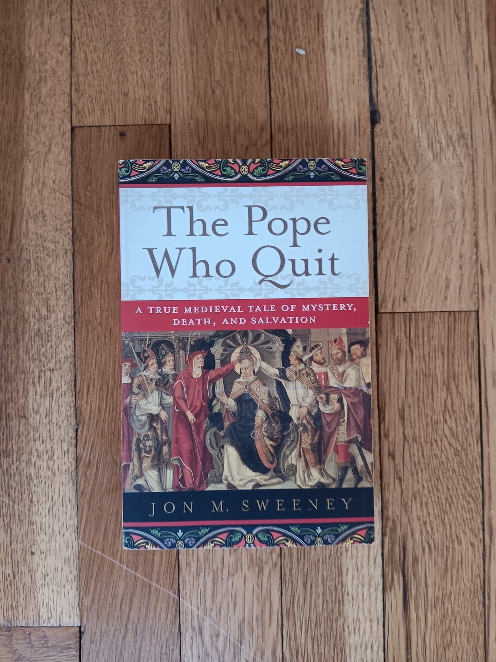 The Pope Who Quit by - Red & Cream Cover Paperback